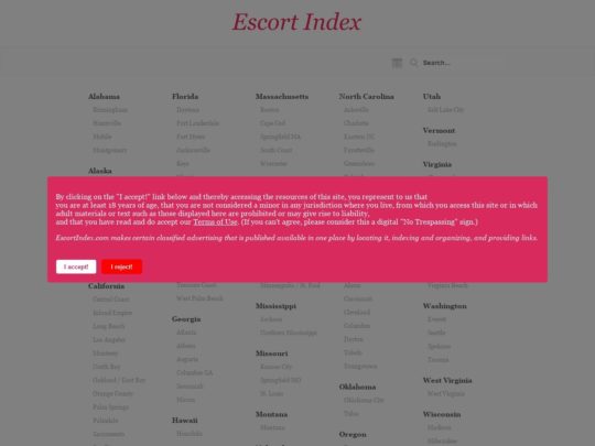 Escort Index