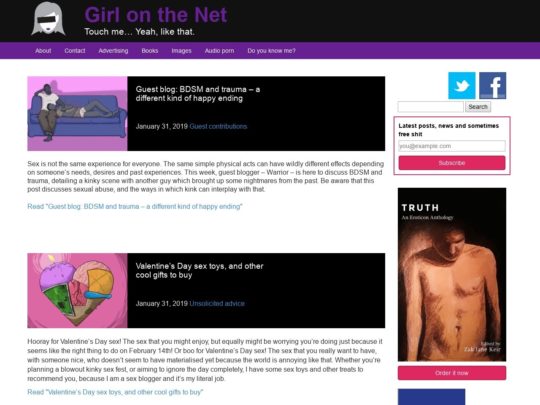 Girl On The Net