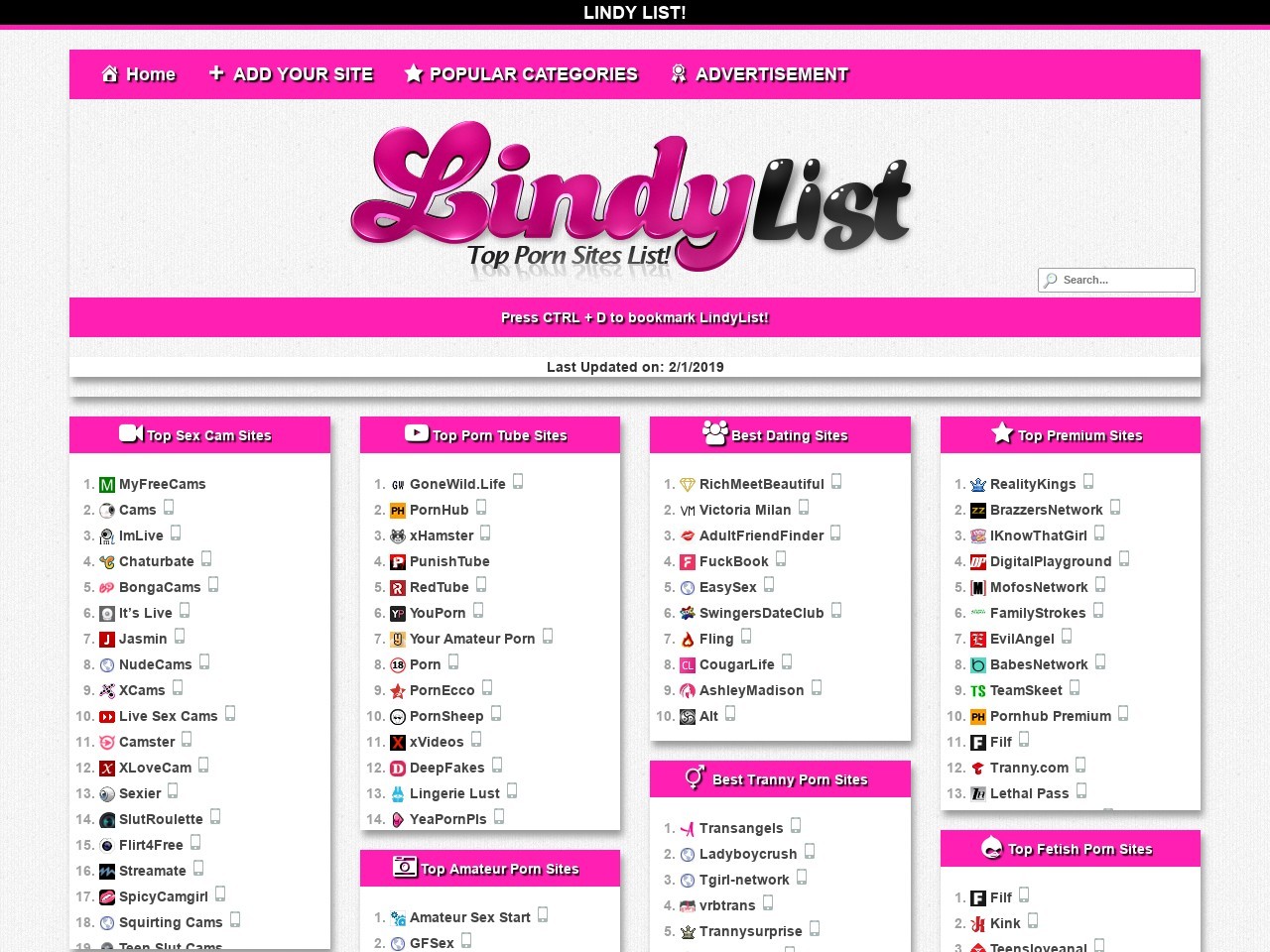 Lindy List