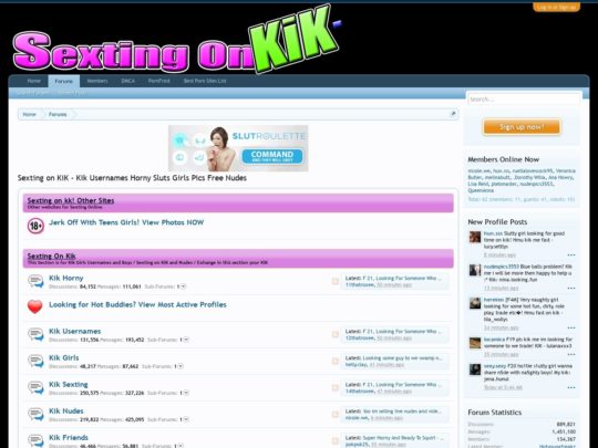 Kik Sexting Forum.