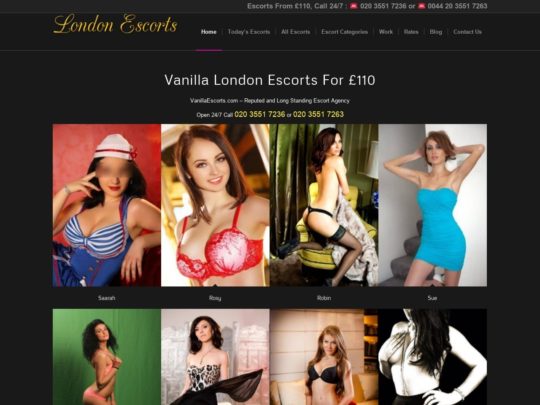 Vanilla London Escorts